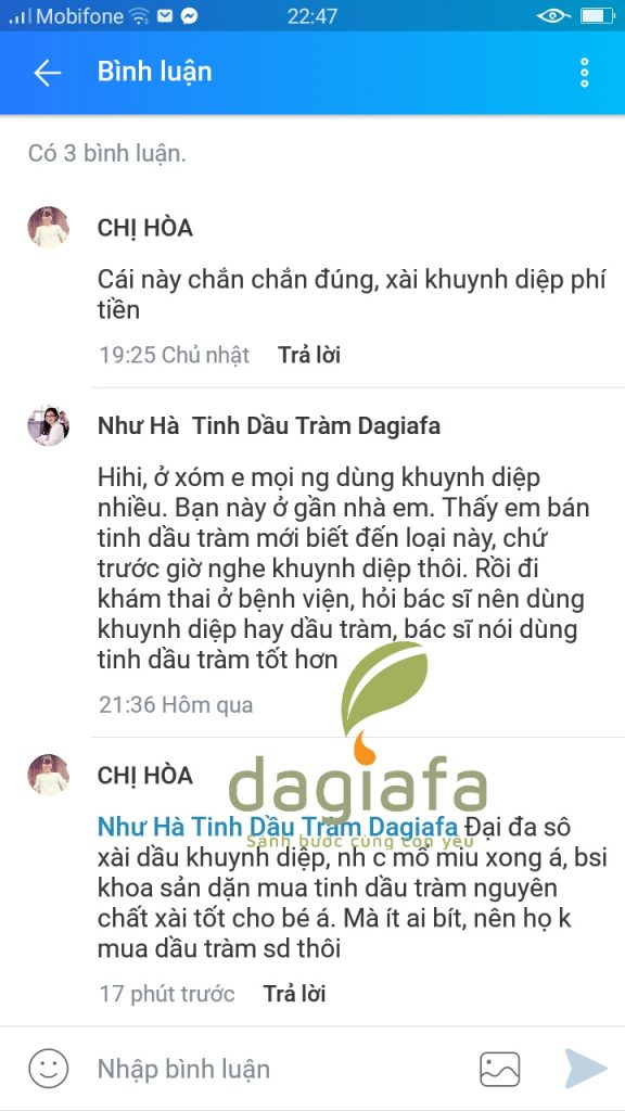 BÁC SĨ KHUYÊN DÙNG TINH DẦU TRÀM
